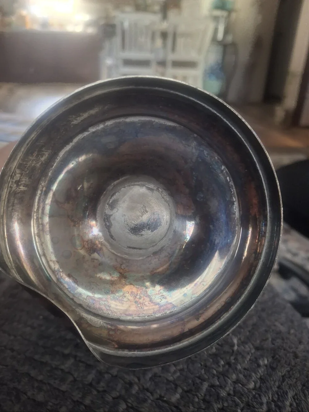 Vintage Silver-Tone Goblet - Silver